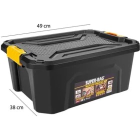 Resim Super Kilitli Saklama Kutusu 20 Litre Bagaj Düzenleyici 