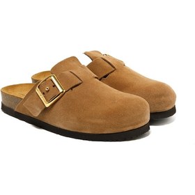 Resim Terlik Kadın 17d5 Frau Velour-s Terra Brown Terra 