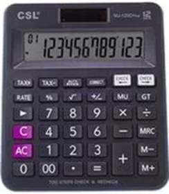 Resim Csl Rz-816 12 Hane Masa Tipi Renkli Hesap Makinesi Çok Renkli 