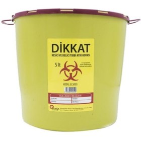 Resim Dyo Tıbbi Atık Kovası 5 lt 