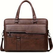 Resim Erkek Çantası, Omuz Çantası, Retro Evrak Çantası, İş Laptop Çantası, Crossbody Messenger Çanta 