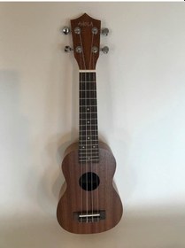 Resim Ahola 4 Telli Masif Maun Ağacı Profesyonel Ukulele Gitar 