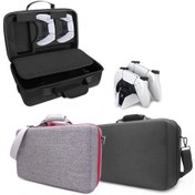 Resim Sones Ps5 Slim Oyun Konsolu İçin Eva Saklama Çantası Taşıma Çantası 1900 Siyah 