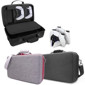 Resim Sones Ps5 Slim Oyun Konsolu İçin Eva Saklama Çantası Taşıma Çantası 1900 Siyah 