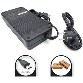 Resim Retro Msı 19.5v 16.92a 330w 4 Pin Usb Tip Notebook Adaptör Rpa-ac344 