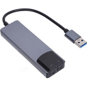 Resim Vkemall Alüminyum Dışarıdaki Ses Kartı, 5.1/7.1 Kanal, 48khz Örnekleme Oranı, Cm6206lx Gürültü Azaltma Çipi, Mikrofon/optik Giriş, Tv/hoparlör Uyumlu, Plug & Play Diğer 