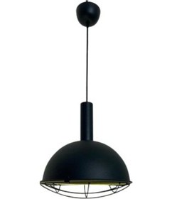 Resim Dylight Retro Metal Dekoratif Rustik Kafesli Siyah Tekli Sarkıt A (548458763) 