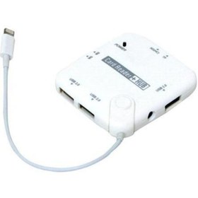 Resim S-Link Ip-536 İpad4/Mini To 2*Usb + 3 İn 1 Harici Kart Okuyucu 