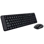 Resim AyrStore Logitech MK220 Q Kablosuz Siyah Multimedya Klavye/Mouse Set 920-003163 