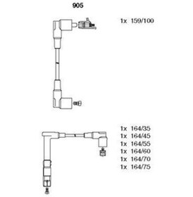 Resim Bremı 905 - Atesleme Kablosu Setı Mercedes M104 W124 S124 C124 A 