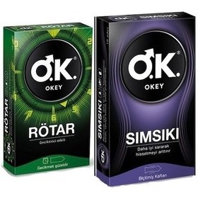 Resim Okey Rötar Prezervatif 10'lu + Sımsıkı Prezarvatif 10'lu 