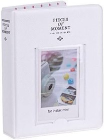 Resim Instax Moment Polakart Fotoğraf Albümü - 65 Kapasite - 6X9 Ebat (BEYAZ) 