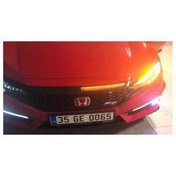 Resim Honda Civic Fc5 2016-2020 Ön Panjur Ledi 