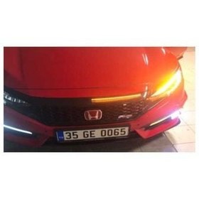 Resim Honda Civic Fc5 2016-2020 Ön Panjur Ledi 