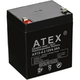Resim Atex Akü 12V 4.2A (9X7X10CM) Atex 