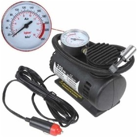 Resim Oto Araç Mini Kompresör Hava Kompresörü 12 V 250 Psı Araba Hava Pompası Lastik Şişirici Taşınabilir Lisinya 
