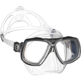 Resim Ogsmarine Aqua Lung Look 2 Şeffaf Silikon - Siyah/Gri Dalış Maskesi Siyah - Gri 