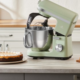 Resim Karaca Mastermaid Chef Pro Çift Kollu Stand Mikser Yeşil 1750 W GÜÇLÜ MOTOR 