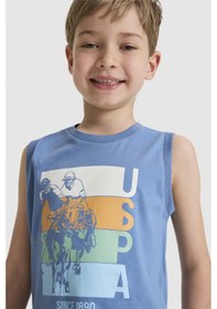 Resim U.s. Polo Assn. Erkek Çocuk Mavi Pijama Takım 50328630-vr036 