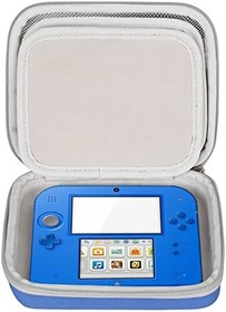 Resim FBLFOBELI Nintendo 2DS Legend of Zelda Ocarina of Time 3D için Sert Seyahat Saklama Kılıfı (Sadece Mavi Kılıf) 