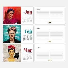 Resim Frida Kahlo Masa Takvimi - 2027 Takvimi 