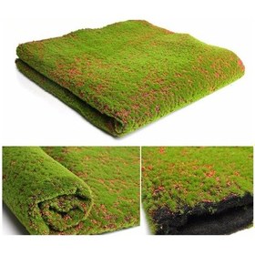 Resim Yapay Yosun Sahte Yeşil Bitkiler Yosunlar Çim Dükkanı Veranda Duvar Dekoru Diy İçin 3 