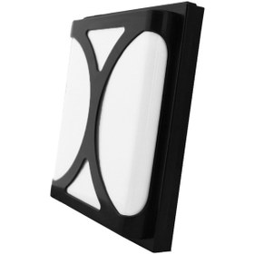 Resim 30w Telesto Led Armatür Siyah Kasa Beyaz Işık Siyah 