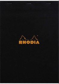 Resim Rhodia Bsc A4 Kareli Bloknot Siyah Kpk 80Gr 