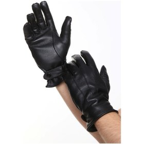Resim Erkek Hakiki Deri Eldiven (546800477) Siyah 