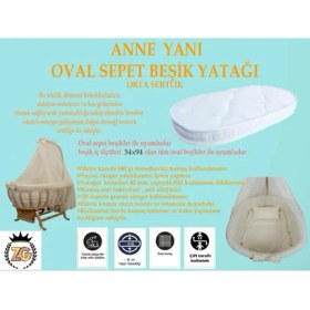 Resim ZG Ticaret Anne Yanı Bambu Oval Beşik Yatagı 
