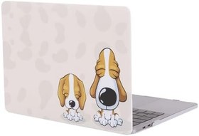 Resim McStorey MacBook Air 13 Kılıf A1369 A1466 Uyumlu Köpek Desenli TPU İnce Hafif Darbe Emici Lazer UV Baskılı Sert Koruyucu Kapak Karışık 