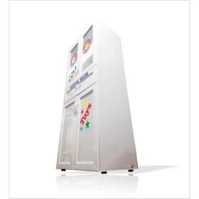 Resim M3 Decorium Hafif Tehlikesiz Plastik Kolay Taşınan Temizlenen Yıkanan Çocuk Oyuncak Eşya Çamaşır Dolabı Dolap 