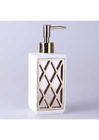 Resim By Selım Felıca Beyaz-altın Sıvı Sabunluk Prm95 