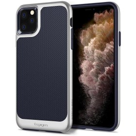 Resim Spigen iPhone 11 Pro ile Uyumlu Kılıf Neo Hybrid Satin Silver 