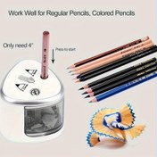 Resim Çift Delikli Yarı Otomatik Kalem Sivri Bıçaklar ve Pil Gücüyle Çalışan - Ergonomik Tasarım, Ev Ofisi, Okul, Seyahat İçin Kompakt, Dayanıklı PVC, Pil Dahil Değil, Kalem Tutucu, Okul Kırtasiye, Modern Kırtasiye, Sağlam Yapı, Elektrikli Kalem Sivri, Elektrikli Kalem Sivri, Okul İçin Sivri, Kalem İçin Sivri, Okul Malzemeleri, Kalem Sivri 