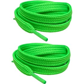 Resim Palwin Exclusive 120 cm Ayakkabı Bağcığı, Yassı Çift Katmanlı Örgülü Nike Adidas Vans Için Bağcık 