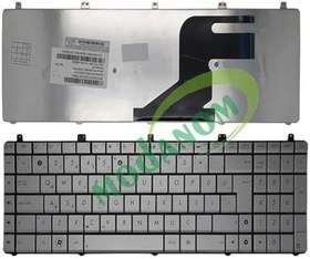 Resim Asus N55X ile Uyumlu Klavye Gümüş Gri Türkçe 