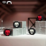Resim 4 Adet Havalı Kafatası Silikon Başparmak Kapağı Joystick Koruyucu, Pürüzsüz Dokulu - PS4/PS5 Slim/PS4/PS3/Xbox One/360 Slim Serisi X/S/Switch Pro Kontrol Cihazı İçin Uygun 