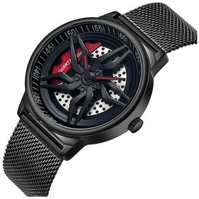 Resim Sones Bınbond B6577 30m Su Geçirmez Işıklı Kare Kuvars Saat, Renk: Siyah Çelik-siyah-beyaz 