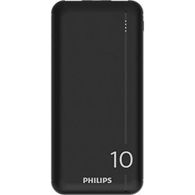 Resim Philips DLP1810CB 10.000 mAh 2xUSB-A 2.1A USB-C Çıkış Taşınabilir Şarj Cihazı Siyah 