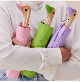 Resim Duckhead Duck Kompakt Şemsiye - Pembe Açık Pembe 