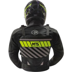 Resim MTS MB18 Reflektörlü Suya Dayanıklı Göğüs Çantası - Ayarlanabilir Askı, Motosiklet İçin Uygun, Dayanıklı Kumaş, Şık Seyahat Aksesuarı 