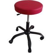 Resim Tabure Siyah Metal Ayaklı Elden Hidrolikli 