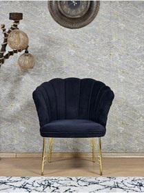 Resim ZAFİR Tekli Gold Kaplama Tel Ayak Papatya Çay Seti Koltuk Takımı , Balkon, Salon, Ofis, Cafe Koltuk Takımı 