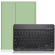 Resim TahTicMer Yeşil Apple Ipad Pro İçin Bluetooth Kablosuz Klavye Kılıf 