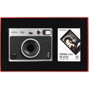 Resim İnstax Mini Evo Siyah Fotoğraf Makinesi Kırmızı Kutulu Special Box 