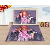 Resim Bk Gift Kişiye Özel Kız Kardeşler Karikatürlü 1000 Parça Profesyonel Puzzle-1 