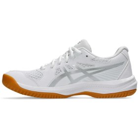 Resim Asics Upcourt 6 Kadın Beyaz Voleybol Ayakkabısı 1072a107-100 