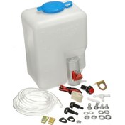 Resim Xindoker 12v Cam Temizleme Pompalı Tank Seti, 1.8l Hacimli, 175x125x90mm, Klasik Araçlar Ve Deniz Uygulamaları İçin 