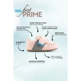 Resim Hopfrög Smart Walker First Prime Havalı Pembe Barefoot Ilk Adım Bebek Ayakkabı 